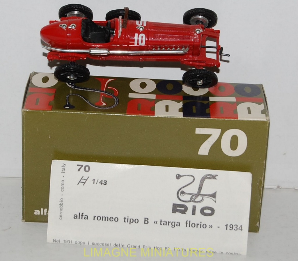 B35-138 RIO ALFA ROMEO TYPE B TARGA FLORIO | B35-138